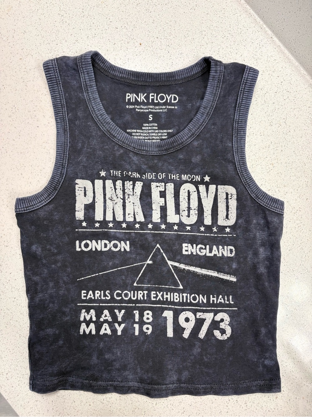 Pink Floyd Crop Tank Top